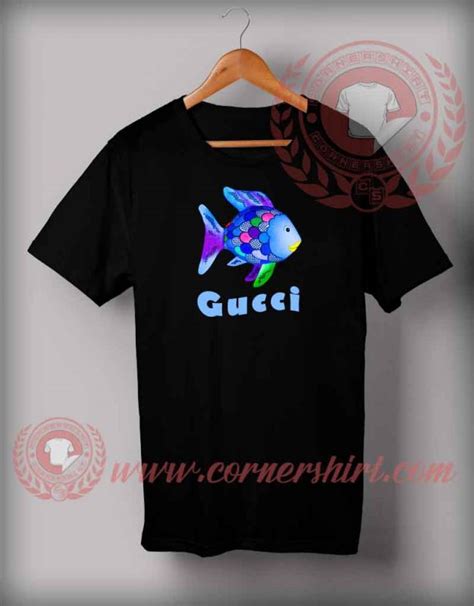 gucci leopard shirt|rainbow fish gucci shirt.